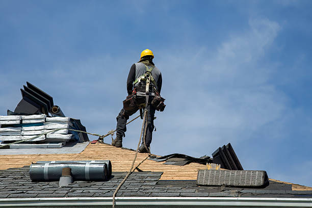Professional Roof Replacement technician working in Lawrenceburg, KY